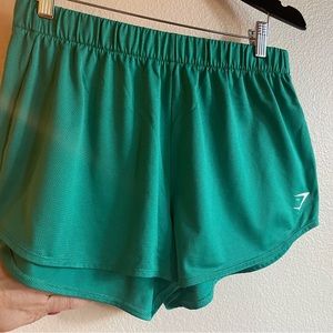 Gym Shark teal training gym shorts